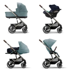 CYBEX Poussette Tout-terrain Balios S Lux 2 19 CYBEX Poussette Tout-terrain Balios S Lux 2 -Produits Pour Bébé poussette tout terrain balios s lux 2023 taupe sky blue cybex bambinou travel system