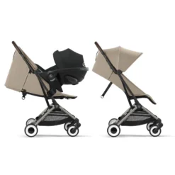 CYBEX Poussette Ultra-compacte Orfeo 16 CYBEX Poussette Ultra-compacte Orfeo -Produits Pour Bébé poussette ultra compacte orfeo tpe almond beige cybex bambinou coque auto