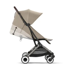 CYBEX Poussette Ultra-compacte Orfeo 12 CYBEX Poussette Ultra-compacte Orfeo -Produits Pour Bébé poussette ultra compacte orfeo tpe almond beige cybex bambinou incliner