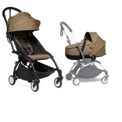 Babyzen Poussette Yoyo 2 Avec Pack 6+ Et Nacelle -Produits Pour Bébé poussette yoyo 2 pack couleur 6 nacelle toffee babyzen bambinou