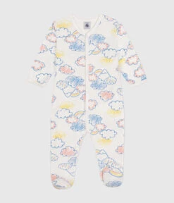 PETIT BATEAU Pyjama En Coton Imprimé Arc-en-ciel Marshmallow Multicolor -Produits Pour Bébé pyjama coton imprime arc en ciel bebe marshmallow multicolor petit bateau bambinou produit face