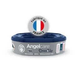 Angelcare Recharges Pour Poubelle à Couches Dress Up -Produits Pour Bébé recharge octagonale poubelle couches dress up angelcare bambinou france