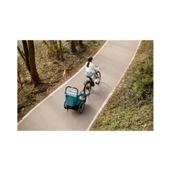 HAUCK Remorque De Vélo Et Poussette 2 En 1 Dryk Duo Grey -Produits Pour Bébé remorque de velo et poussette 2 en 1 dryk duo grey hauck bambinou lifestyle 2 1