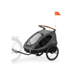 HAUCK Remorque De Velo Et Poussette 2en1 Dryk Duo Melange Grey -Produits Pour Bébé remorque velo poussette 2en1 dryk duo melange grey hauck bebe canaille