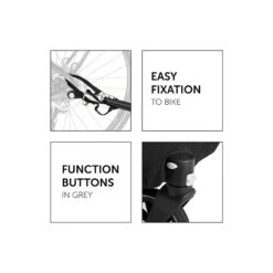 HAUCK Remorque De Velo Et Poussette 2en1 Dryk Duo Melange Grey -Produits Pour Bébé remorque velo poussette 2en1 dryk duo melange grey hauck bebe canaille fixation