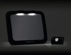 Rétroviseur à LED + Télécommande -Produits Pour Bébé retroviseur led telecommande jane bambinou sombre