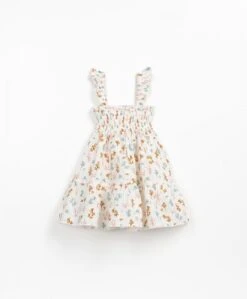 Robe à Bretelles Imprimée Fiber Algas