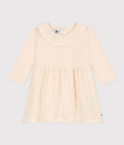 PETIT BATEAU Robe Manches Longues Avalanche -Produits Pour Bébé robe manches longues avalanche 6m petit bateau bambinou