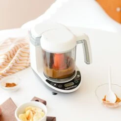 Robot Culinaire Food Maker Deluxe -Produits Pour Bébé robot culinaire food maker deluxe baby brezza bambinou 4 1