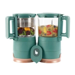 BabyMoov Robot Culinaire Multifonction Nutribaby Glass Green Forest -Produits Pour Bébé robot culinaire multifonction nutribaby glass green forest babymoov bambinou