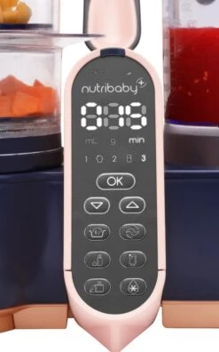 BabyMoov Robot Culinaire Multifonction Nutribaby + XL -Produits Pour Bébé robot culinaire multifonctions nutribaby xl babymoov bambinou 3