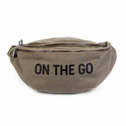 Childhome Sac Banane On The Go Kaki -Produits Pour Bébé sac banane on the go kaki childhome bambinou zoom