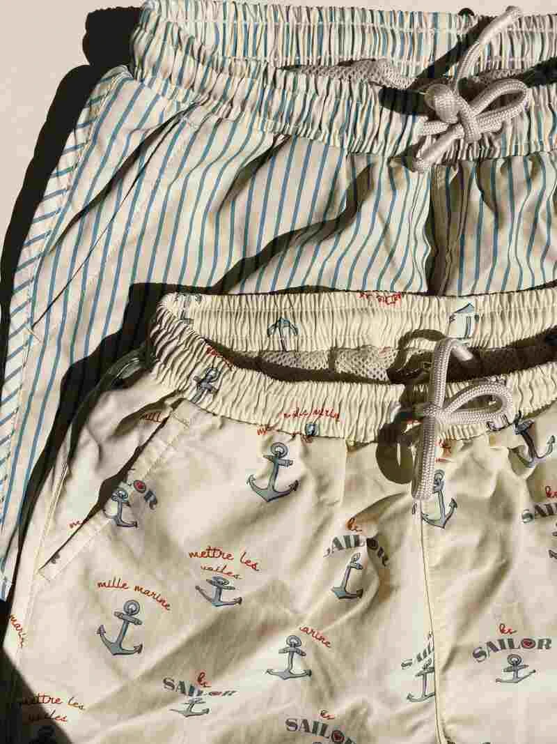 Short De Bain Asnou Ancre 2 Short De Bain Asnou Ancre – Image 2