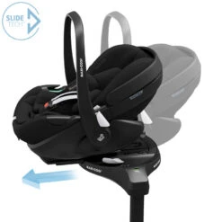 Maxi-Cosi Siège-auto Pebble 360 Pro Groupe 0+ -Produits Pour Bébé siege auto pebble 360 pro groupe 0 plus essential black maxi cosi bambinou coulissant