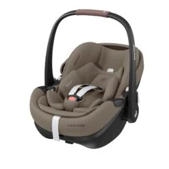 Maxi-Cosi Pack Poussette Fame + Siège-auto Pebble 360 Pro 2 Twillic -Produits Pour Bébé siege auto pebble 360 pro2 groupe0 twillic truffle maxi cosi bambinou produit face