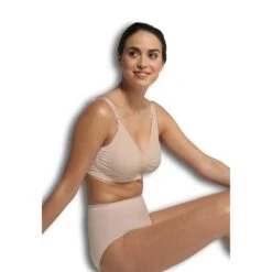 Carriwell Soutien-gorge Grossesse Et Allaitement Carri-Gel Sans Coutures Chair -Produits Pour Bébé soutien gorge grossesse allaitement carri gel sans coutures chair carriwell bambinou confort