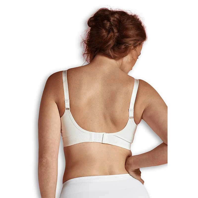 Carriwell Soutien-gorge Grossesse Et Allaitement Sans Coutures Coton Bio Blanc 2 Carriwell Soutien-gorge Grossesse Et Allaitement Sans Coutures Coton Bio Blanc – Image 2