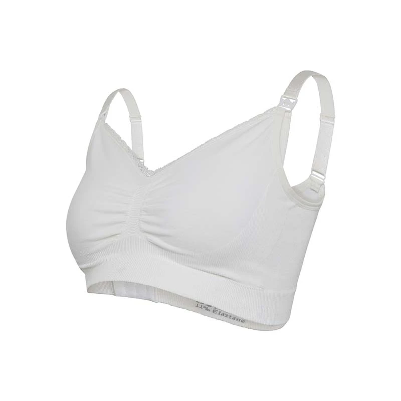 Carriwell Soutien-gorge Grossesse Et Allaitement Sans Coutures Coton Bio Blanc 1 Carriwell Soutien-gorge Grossesse Et Allaitement Sans Coutures Coton Bio Blanc