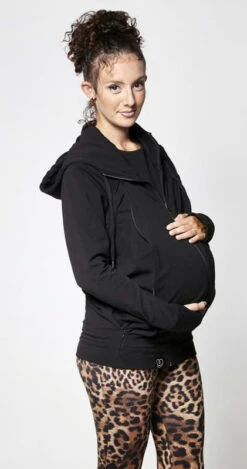 Sweat Du Parent Noir -Produits Pour Bébé sweat parent gris noir radius bambinou grossesse 6