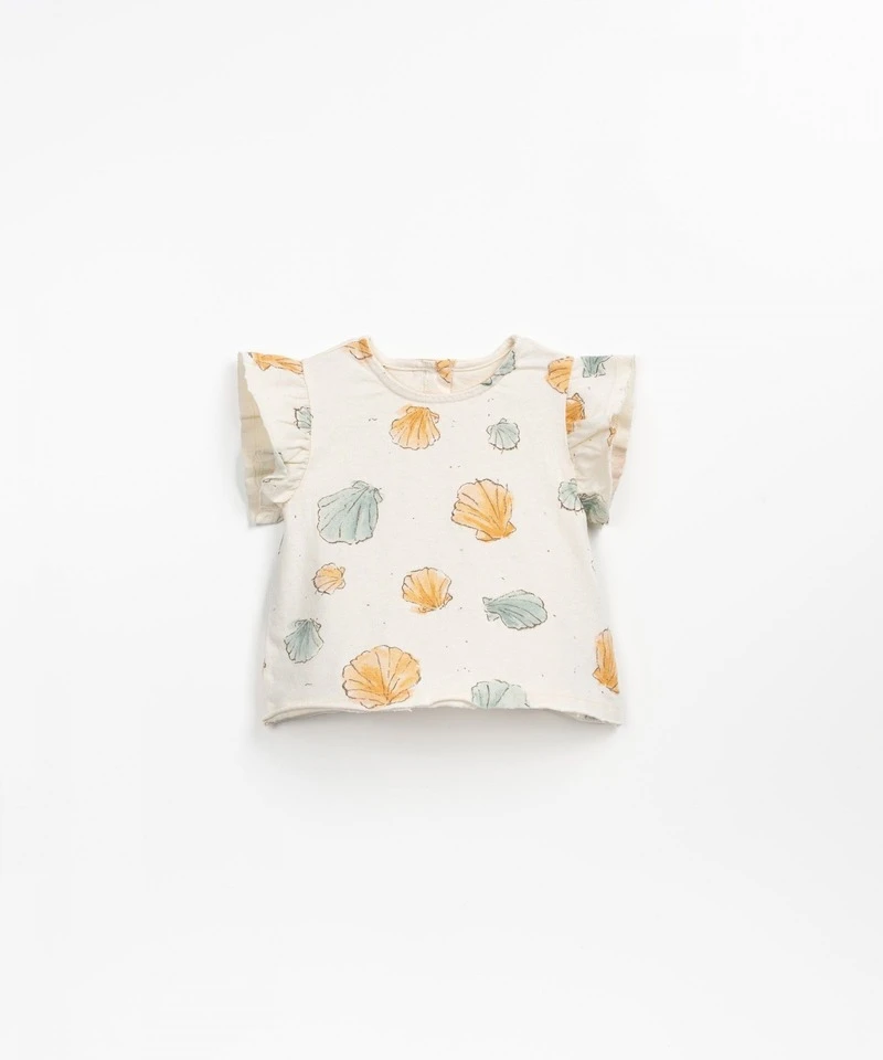 T-shirt En Jersey Imprimé Anti-uv Coquillages Fiber 1 T-shirt En Jersey Imprimé Anti-uv Coquillages Fiber