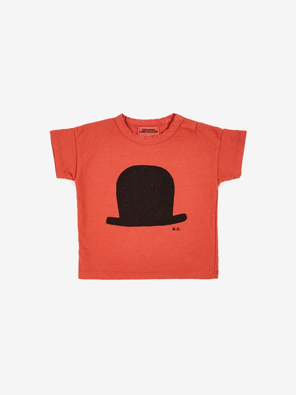 Bobo Choses T-shirt à Manches Courtes Rouge Chapeau 3 Bobo Choses T-shirt à Manches Courtes Rouge Chapeau – Image 3
