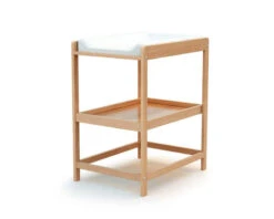 Table à Langer Confort + Étagère Complémentaire Confort -Produits Pour Bébé table langer confort hetre bambinou matelas
