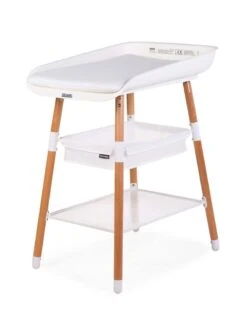 Childhome Table à Langer Evolux Naturel/Blanc -Produits Pour Bébé table a langer evolux naturel blanc childhome 2