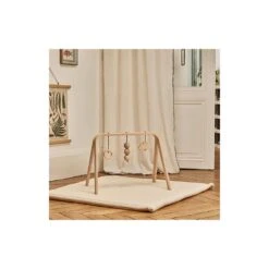 Arche D’éveil Naho Avec Jouets En Bois -Produits Pour Bébé tapis eveil tami milk charlie crane bambinou ambiance 1