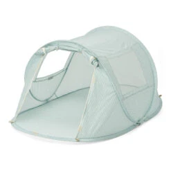 Liewood Tente De Plage Bjork -Produits Pour Bébé tente de plage bjork ice blue creme de la creme liewood bambinou ouverte