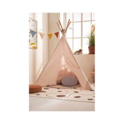 Kid's Concept Tente Tipi Blanc Cassé 10 Kid's Concept Tente Tipi Blanc Cassé -Produits Pour Bébé tente tipi blanc casse kids concept bambinou contexte