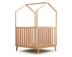 Toit-cabane Pour Parc Confort 100x100 Hêtre Verni -Produits Pour Bébé toit cabane parc confort 100 100 hetre verni at4 bambinou bois