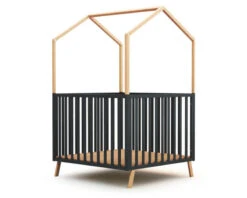 Toit-cabane Pour Parc Confort 100x100 Hêtre Verni -Produits Pour Bébé toit cabane parc confort 100 100 hetre verni at4 bambinou noir