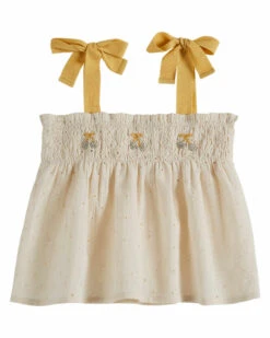 Top Smocké Broderie Anglaise Chantilly