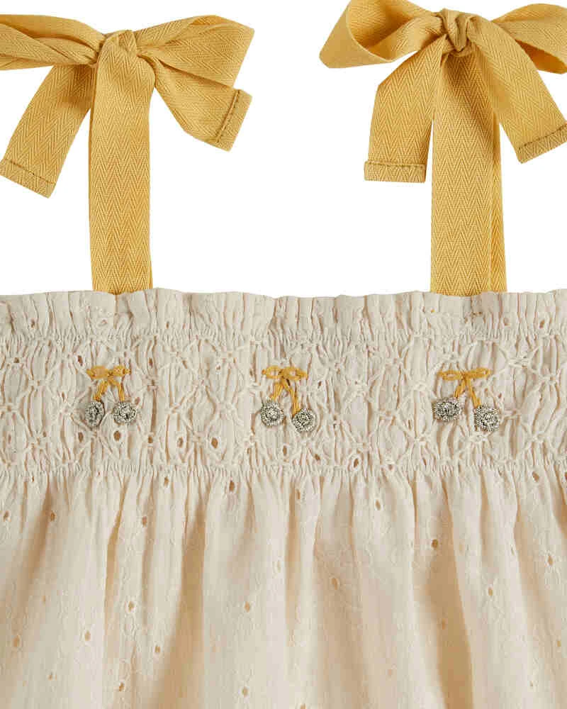 Top Smocké Broderie Anglaise Chantilly 2 Top Smocké Broderie Anglaise Chantilly – Image 2