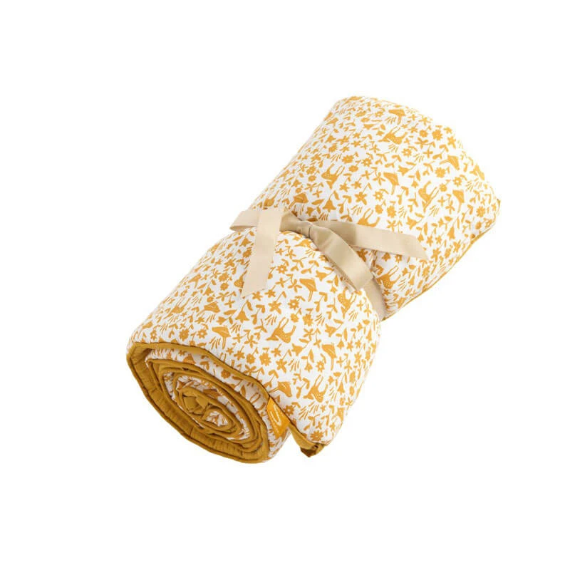 Tour De Lit Promenons-nous Jaune Topaze 2 Tour De Lit Promenons-nous Jaune Topaze – Image 2