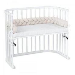 Tour De Lit Tressé Pour Cododo 5 Tour De Lit Tressé Pour Cododo -Produits Pour Bébé tour lit tresse cododo babybay bambinou berceau