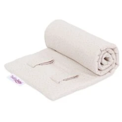 Tour De Lit Coton Organique Royal Pour Barrière Cododo -Produits Pour Bébé tout lit coton organique barriere cododo beige dore babybay bambinou 1 1