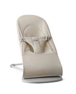 Babybjorn Transat Balance Soft Tri-fabric -Produits Pour Bébé transat balance soft tri fabric beige clair babybjorn bambinou produit face