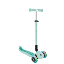 GLOBBER Trottinette évolutive Pliable Go Up Active Plus Lights -Produits Pour Bébé trotinette evolutive plpaible go up active plus lights mint globber bambinou trotinette