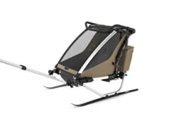 XC Ski Kit Pour Chariot Thule -Produits Pour Bébé xc ski kit chariot thule bambinou double beige zoom